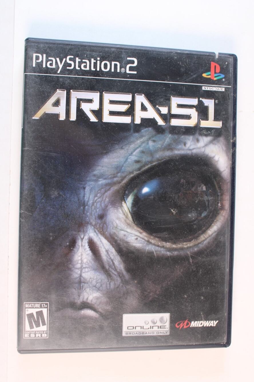 Area 51 (Sony PlayStation 2, 2005, PS2) Authentic, Tested/Works